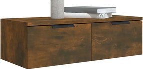 vidaXL Ντουλάπι Τοίχου Καπνιστή Δρυς 68x30x20 εκ. Επεξεργασμένο Ξύλο