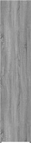 vidaXL Ντουλάπι Γκρι Sonoma 40x42,5x185 εκ. από Επεξεργασμένο Ξύλο