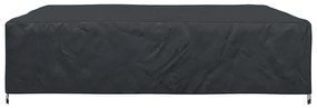 vidaXL Κάλυμμα επίπλων Μονόχρωμο Μαύρο 300 x 300 x 70 cm 600D