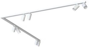 Σποτ Φωτιστικό Ράγας 8xGU10 10W IP20 Mono Corner 2x150 Nowodvorski-7751-Λευκό 7751