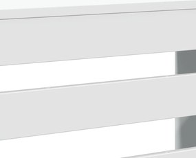 vidaXL Κάλυμμα Καλοριφέρ Λευκό 175x20x82 εκ. από Επεξεργασμένο Ξύλο