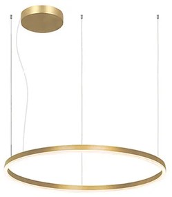 Φωτιστικό Οροφής LED Dimmable Zambelis 22239 Gold Matt