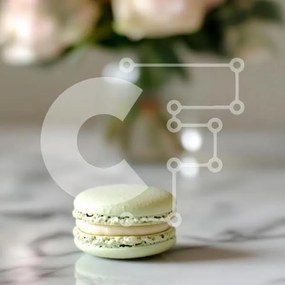Intra Συλλεκτικό Ξύλινο Παζλ Plywood  4mm - Πράσινο Macaron σε μαρμάρινη επιφάνεια Σε Ξύλινο Κουτί - Διαστάσεις: 10x10 cm – 25 κομμάτια