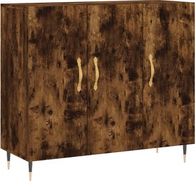 vidaXL Ντουλάπι Καπνιστή Δρυς 90x34x80 εκ. Επεξεργασμένο Ξύλο