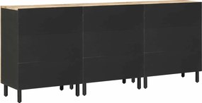 vidaXL Ντουλάπες Αποθήκευσης 3 τμχ. 180 x 33 x 75 cm
