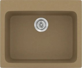 Sanitec Classic 331 (60×50) - Γρανιτένιος νεροχύτης - Metallic COFFE