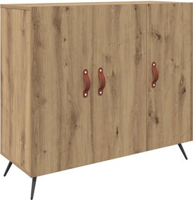 vidaXL Πλαϊνό γραφείο Artisan Oak 89,5 x 34 x 80 εκ.