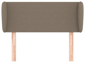 vidaXL Κεφαλάρι με Πτερύγια Taupe 83 x 23 x 78/88 εκ. Υφασμάτινο