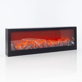 ΤΖΑΚΙ ΠΛΑΣΤΙΚΟ, ΜΑΥΡΟ, ΜΕ ΕΦΕ ΦΛΟΓΑΣ, 60x10x20cm Eurolamp 600-40596