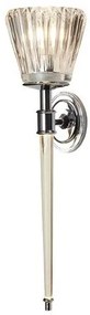 Απλίκα Φωτιστικό Μπάνιου 1xG9 1xLED 1W Νίκελ IP44 Agatha BATH-AGATHA-PC Elstead Lighting-BATH-AGATHA-PC-Χρώμιο BATH-AGATHA-PC