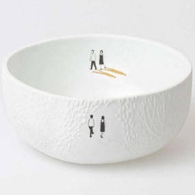 Μπωλ Σερβιρίσματος A Walk In The Park RD0016891 Φ18x8cm Multi Raeder Porcelain