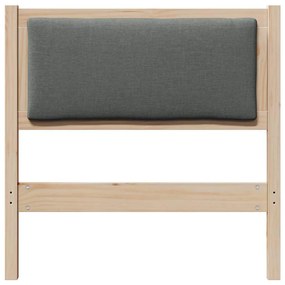 vidaXL Κεφαλάρι Άλλο Καφέ 80 cm Μασίφ ξύλο πεύκου