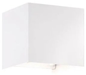 Απλίκα Φωτιστικό Τοίχου Wall LED 2x3W IP44 10x10 Fischer Honsel 30258 Λευκό