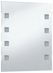 vidaXL Καθρέφτης Μπάνιου Τοίχου με LED 50 x 60 εκ.