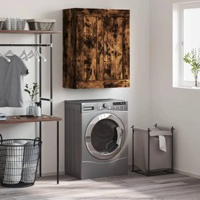 vidaXL Ντουλάπι Τοίχου Καπνιστή Δρυς 69,5 x 34 x 90 εκ. Επεξεργ. Ξύλο