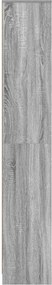 vidaXL Ντουλάπι Μπάνιου Γκρι Sonoma 30 x 33 x 190 εκ.