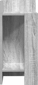 vidaXL Τραπεζάκια 2 τεμ. με ράφι Γκρι Sonoma 25,5x27x60 εκ.