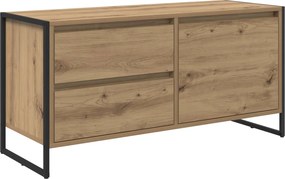 vidaXL Ντουλάπι TV 100 x 36 x 49.5 εκ Artisan Δρυς Επεξεργασμένο Ξύλο