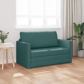 vidaXL Καναπές Κρεβάτι 2σε1 Σκοτεινό Πράσινο 124x71x78 cm Υφασμάτινος