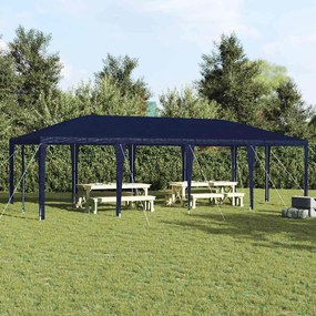 vidaXL Σκηνή Πάρτυ Μπλε, Λευκό 800 x 400 x 266 εκ Πολυεστέρας, Χάλυβας