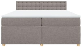 ΚΡΕΒΑΤΙ BOXSPRING ΜΕ ΣΤΡΩΜΑ TAUPE 200X200 ΕΚ. ΥΦΑΣΜΑΤΙΝΟ 3286805