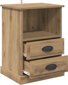 vidaXL Κομοδίνο Artisan Oak 36 x 43 x 60 εκ Επεξεργασμένο ξύλο
