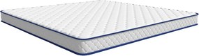 vidaXL Στρώμα με Αφρό Μνήμης Λευκό 200x200x17 εκ. μαλακό
