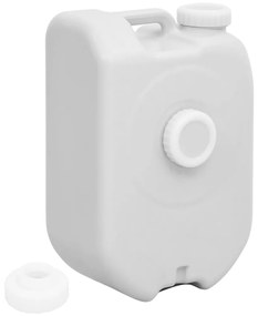 vidaXL Δεξαμενή Νερού Φορητή με Προσαρμογέα Γκρι 24 Λίτρα