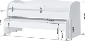 Κρεβάτι Riddle plus-Δρυς-Sand - 98.00Χ205.00Χ102.00cm
