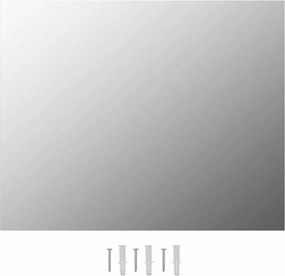 vidaXL Καθρέφτης 100 x 60 εκ. Γυάλινος Χωρίς Πλαίσιο