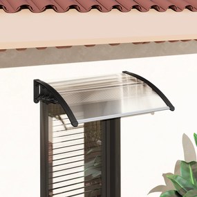 Θόλος κουβούκλιο εξώπορτας 100 x 75 cm κουβούκλιο γραφείου πολυκαρβονικό διάφανο