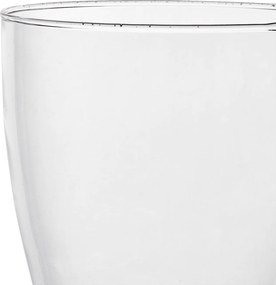 Διάφανο γυάλινο βάζο Aston 16x16x22εκ