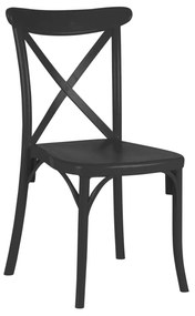 900-062 Καρέκλα Capri Μαύρο 49 x 54 x 90 Μαύρο Πολυπροπυλένιο (PP), 1 Τεμάχιο