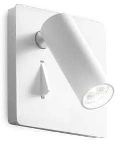 Απλίκα Φωτιστικό Τοίχου LED 3W Λευκό Reading Light Lite 250106 Ideal Lux 250106