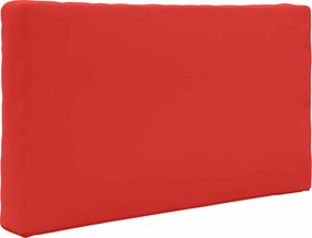 vidaXL Μαξιλάρι Καναπέ Εξωτερικού Χώρου 2 pcs Κόκκινο Πολυεστέρας