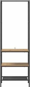 vidaXL Ράφι Ρούχων Artisan Oak 60 x 30 x 171 εκ Επεξεργασμένο ξύλο