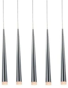 Κρεμαστό Φωτιστικό Οροφής 103-01220-12BR μίνιμαλ Luma-103-01220-12BR-SILVER-Ασημί 103-01220-12BR-SILVER