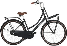 Daily Dutch Basic+ 28 Inch 53 cm Women 3SP Coaster Brake Matte blackPopal