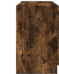 vidaXL Ντουλάπι Νιπτήρα Καπνιστή Δρυς 78x37x59 εκ. Επεξεργασμένο Ξύλο
