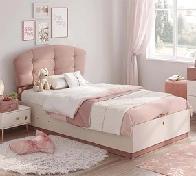 Παιδικό κρεβάτι ημίδιπλο με αποθηκευτικό χώρο 120x200cm  ELEGANCE EL-1706-1040  205x129x110εκ.  Cilek