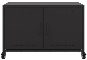 vidaXL Έπιπλο Τηλεόρασης Μαύρο 68x39x43,5 εκ. Χάλυβας