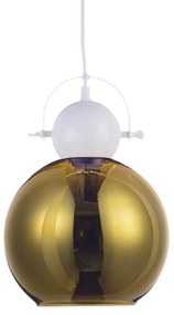 Φωτιστικό Οροφής Style KS081225BW White Metal, Glass