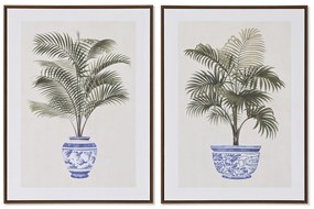 Καμβάς Home ESPRIT πολυστερίνη Καμβάς 60 x 4 x 80 cm