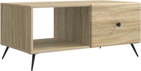 vidaXL Τραπεζάκι σαλονιού Sonoma Δρυς 90 x 50 x 40 cm