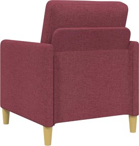 vidaXL Σαλονάκι Σετ Με Αποθηκευτικό Χώρο 2 pcs Κόκκινο Πολυεστέρας
