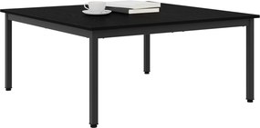 vidaXL Τραπεζάκι σαλονιού Μαύρη Οξυά 100 x 100 x 45 cm