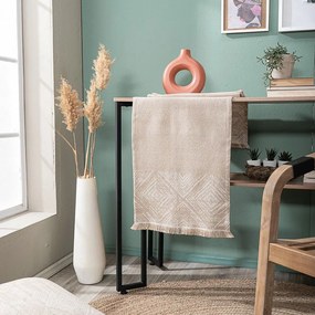 Τραβέρσα Izola 02 Beige Teoran 45X180 Cotton-Polyester
