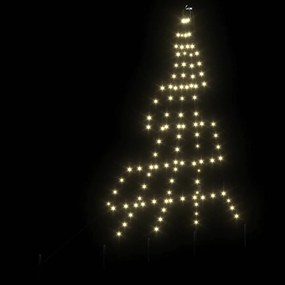 vidaXL Χριστουγεννιάτικο Δέντρο LED με Σφήνες Εδάφους Θερμό λευκό