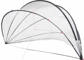 vidaXL Θόλος πισίνας Διαφανές 546 x 516 x 250 εκ. PVC