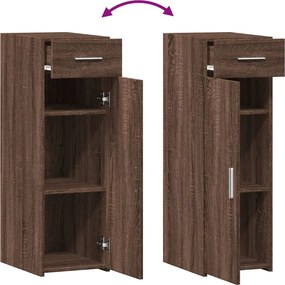 vidaXL Μπουφές Καφέ Δρυς 30x42,5x93 εκ. από Επεξεργασμένο Ξύλο